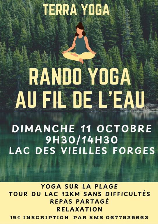 Rando Yoga au fil de l'eau — visuel événement