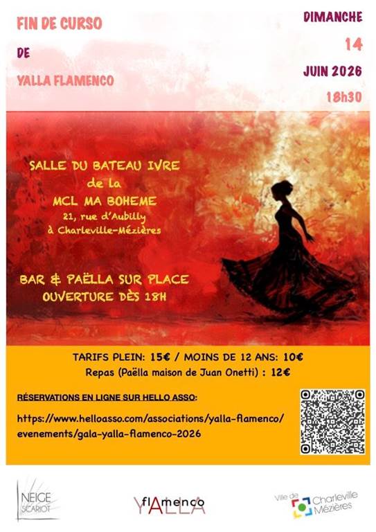 Gala - Fin de curso de Yalla flamenco — visuel événement
