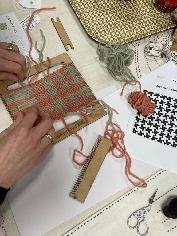 Atelier Tissage - Création d'un marque-page