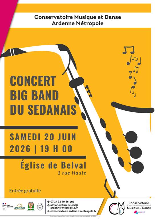 Concert Big Band du Sedanais, Belval - photo 2