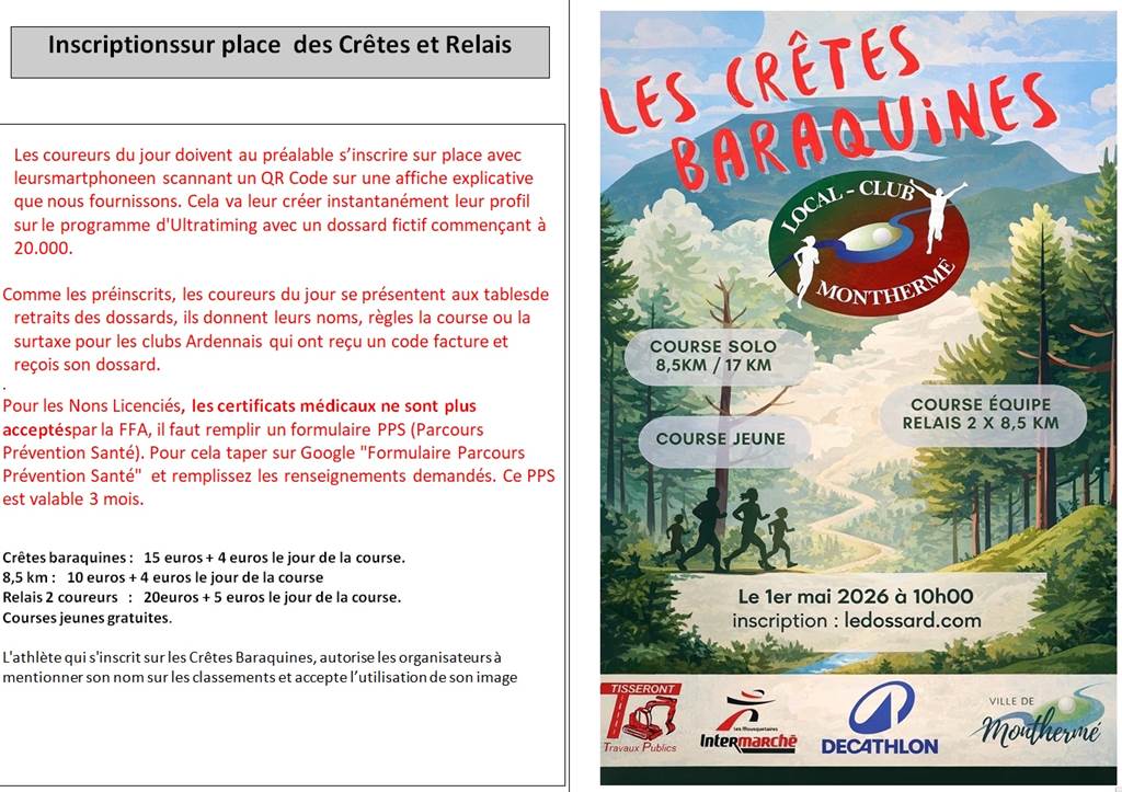 Course Les Crêtes Baraquines