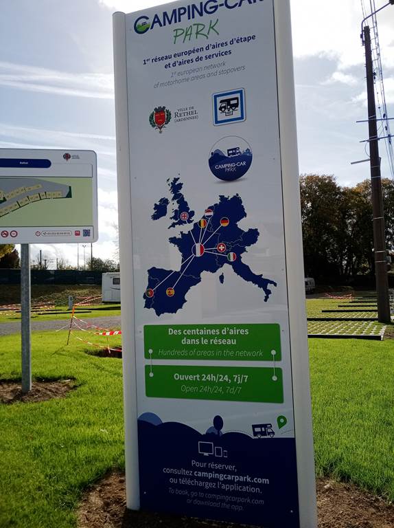Aire de services pour camping-cars de Rethel