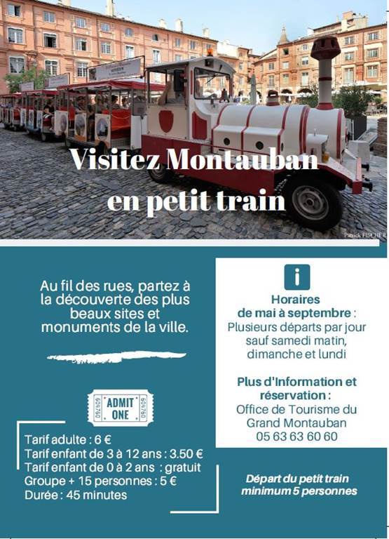 Découvrir Montauban en petit train