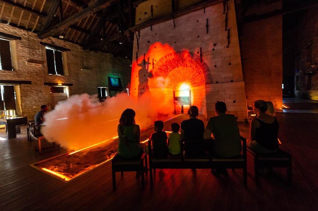 Son et lumières sur un haut fourneau - Journées européennes du patrimoine