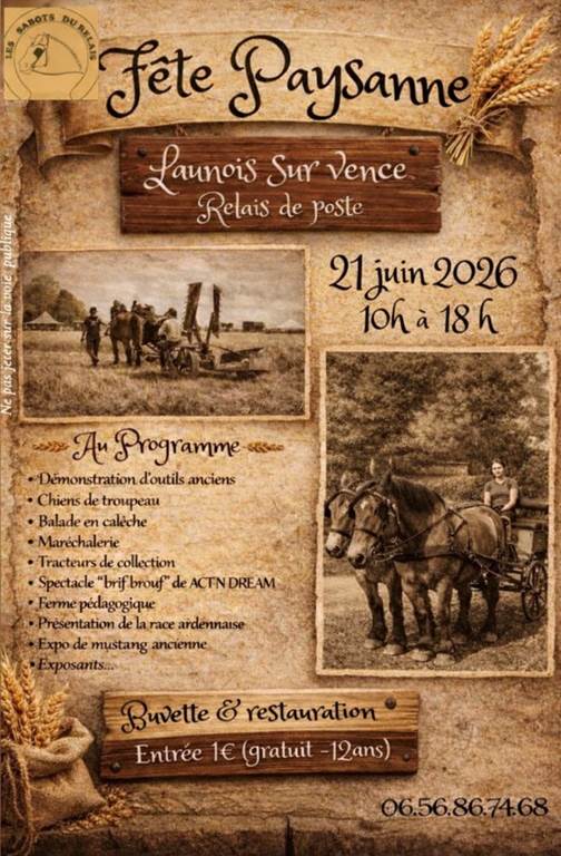 Fête Paysanne - Sabots du relais — visuel événement