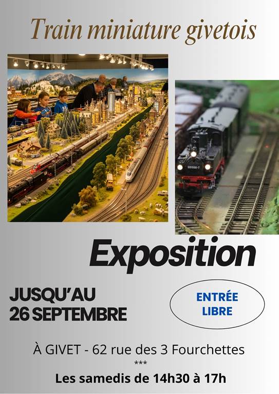Club Train Miniature Givetois — visuel événement