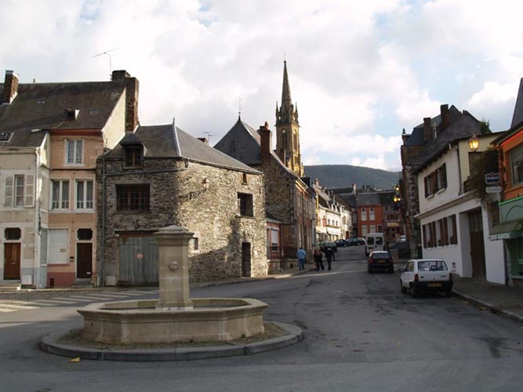 Centre ville historique de Fumay  France Grand Est Ardennes Fumay 08170