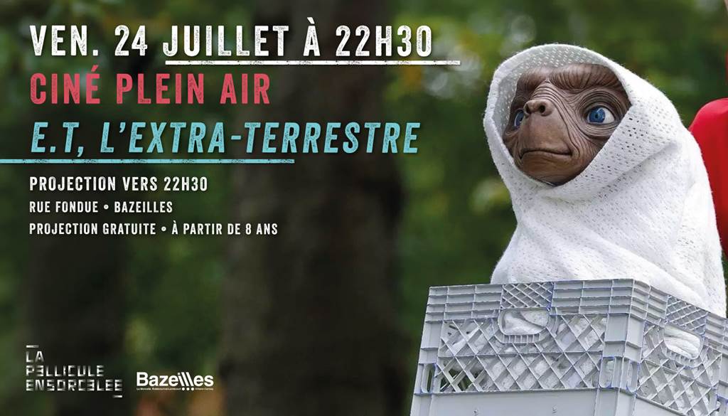 Ciné plein air : E.T, L’extra-terrestre