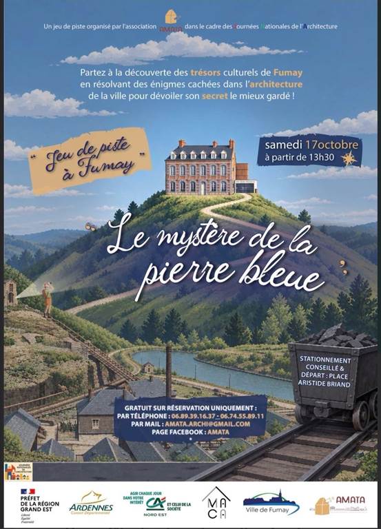 Le mystère de la pierre bleue — visuel événement