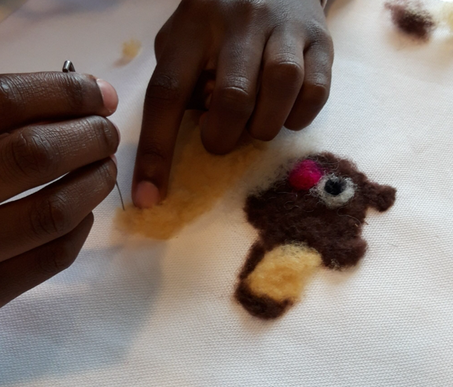 Atelier "feutrage à l'aiguille"