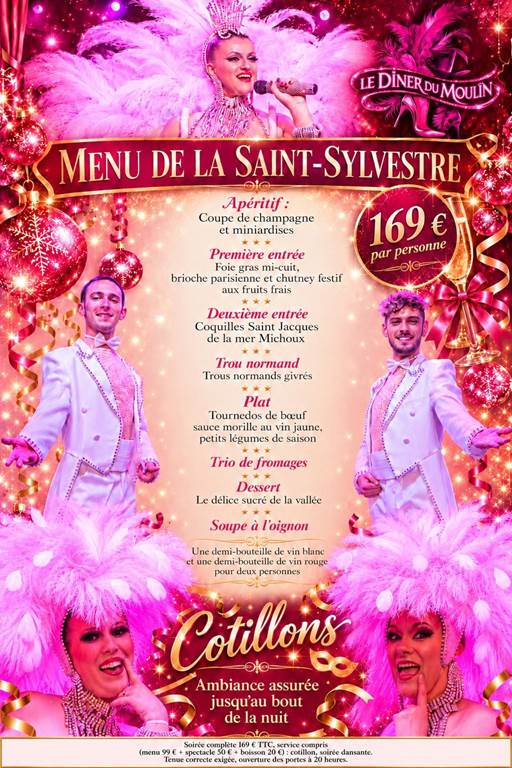Soirée de la Saint Sylvestre Le Diner du Moulin