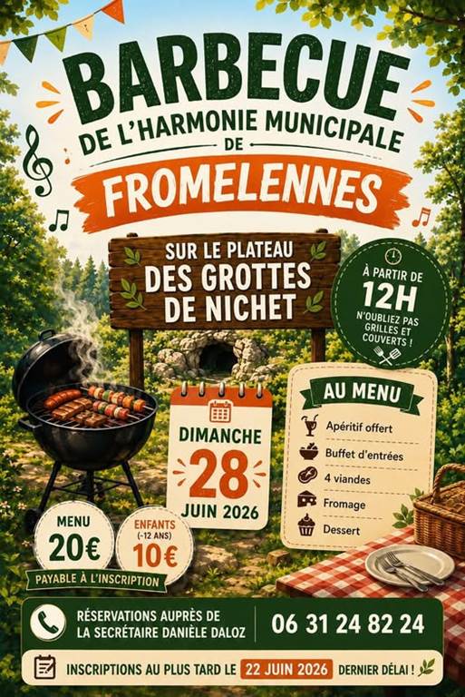 Événement : Barbecue de l'Harmonie Municipale de Fromelennes