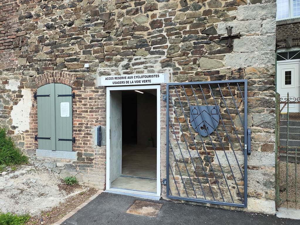 Aire d'accueil pour cyclotouristes