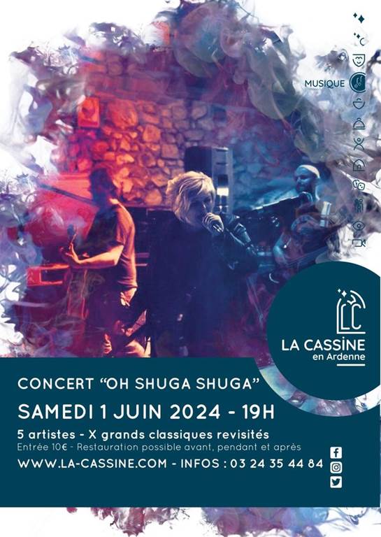 Concert Oh Shuga Shuga à la Cassine null France null null null null