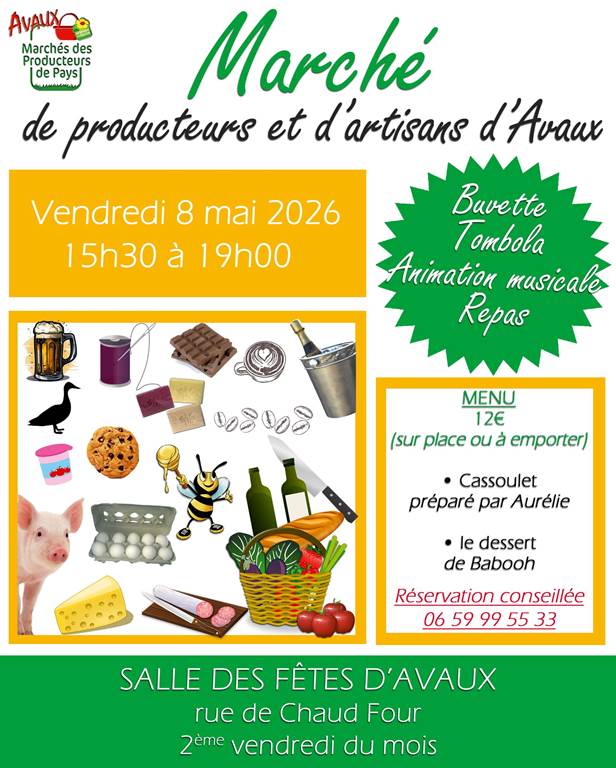 Marché de Producteurs de Pays, Avaux