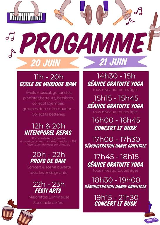 Événement : Fête de la musique chez Yauque