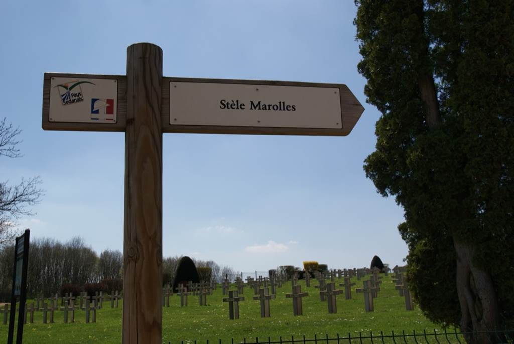 Stèle du colonel de Marolles, Noyers-Pont-Maugis - photo 4