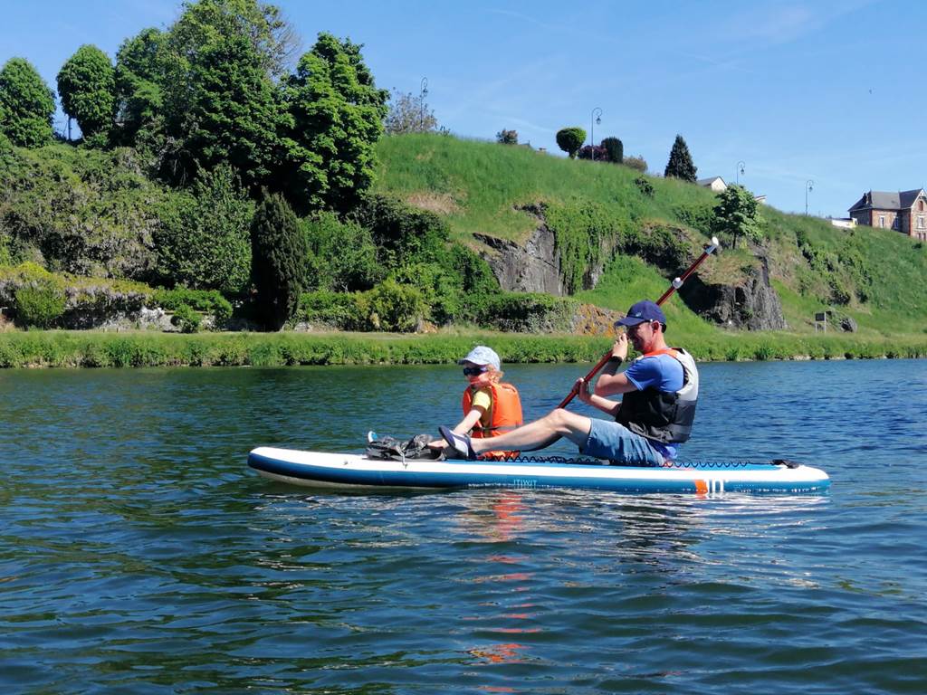 Randonnée Paddle sur la Meuse