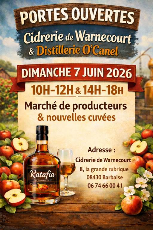 Portes ouvertes à la Cidrerie de Warnécourt — visuel événement