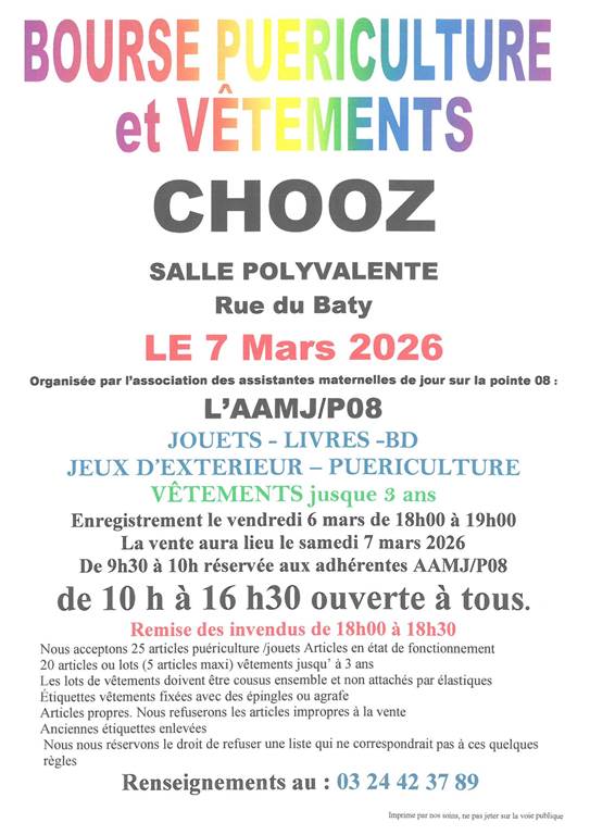 Bourse Puériculture & Vêtements