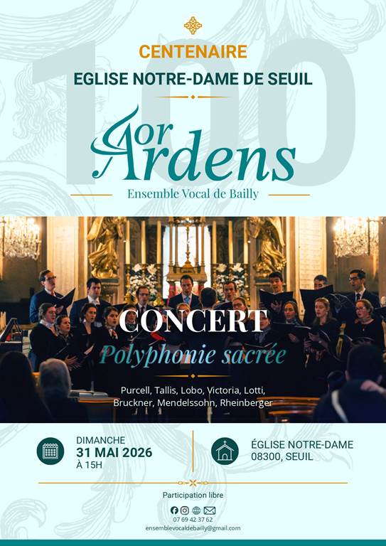 Concert Polyphonie sacrée — visuel événement