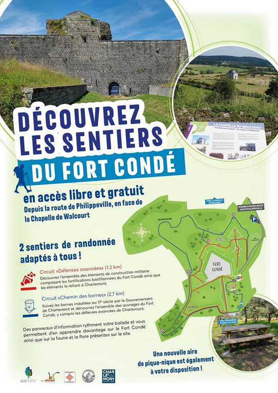 Fort Condé : Le sentier des défenses avancées, Givet - photo 2