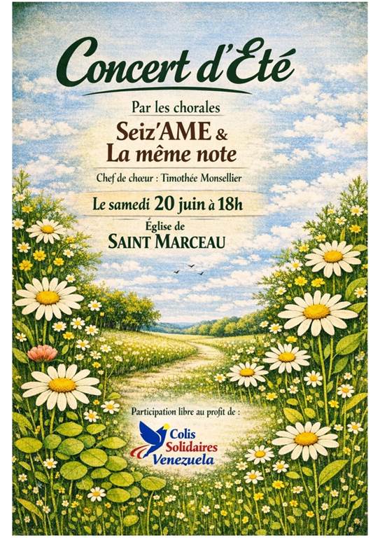 Concert d'été à Saint Marceau — visuel événement