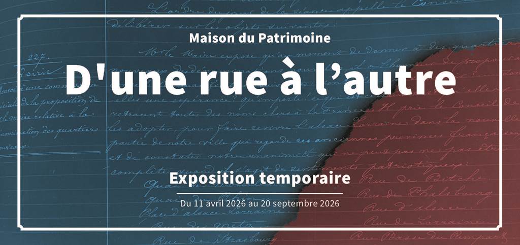 Exposition : “D’une rue à l’autre”