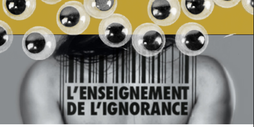Théâtre : L'enseignement de l'ignorance