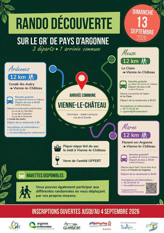 Rando découverte sur le GR de Pays d'Argonne
