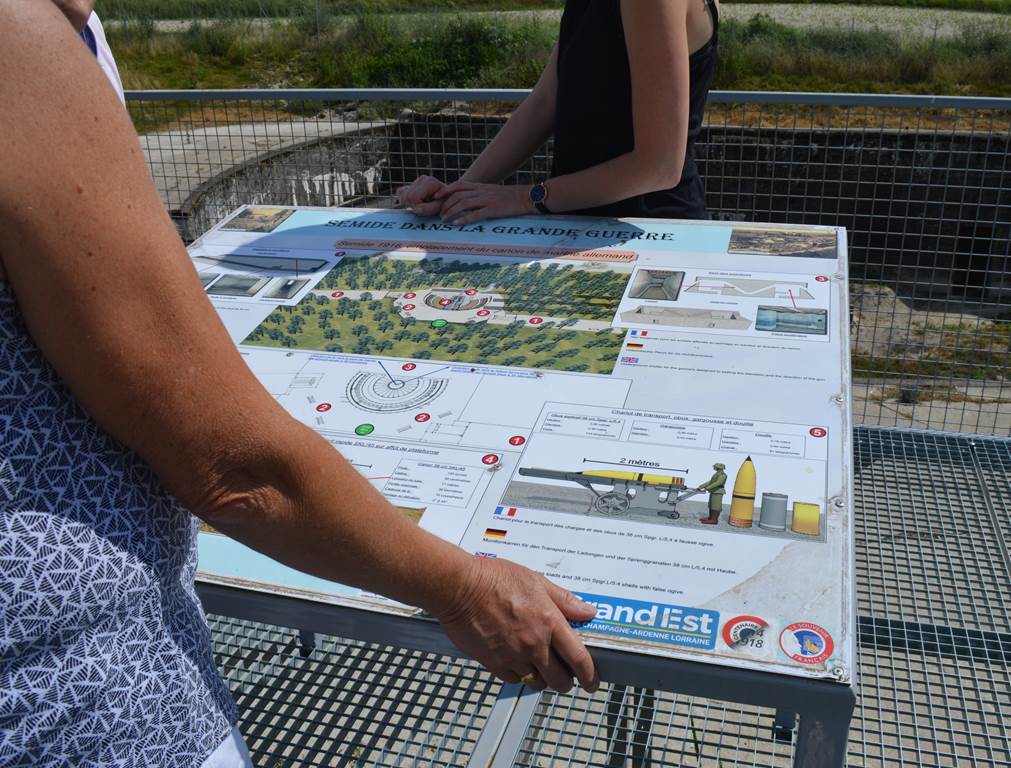 Site des vestiges du canon de marine allemand, Semide - photo 3