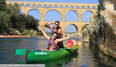 Kayak Vert Pont du Gard