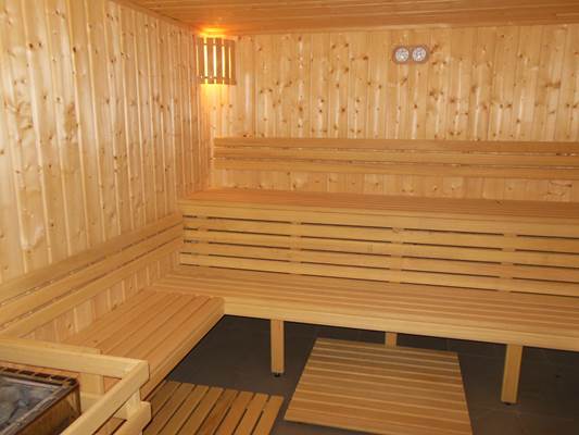 sauna et piscine