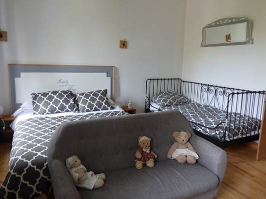 chambre atelier Chez Céline et Philippe