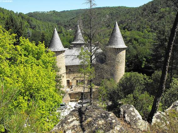 Voie Régordane - châteaux de Crouzas