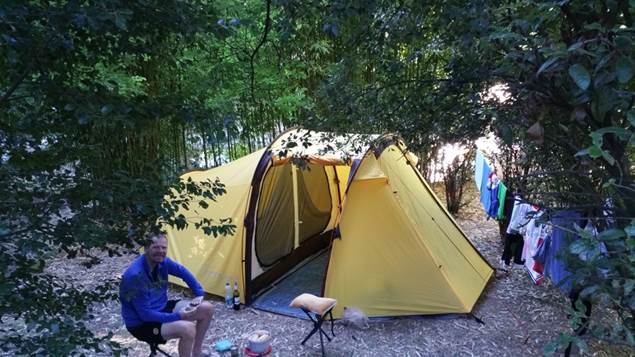 Tente au Camping les Sources