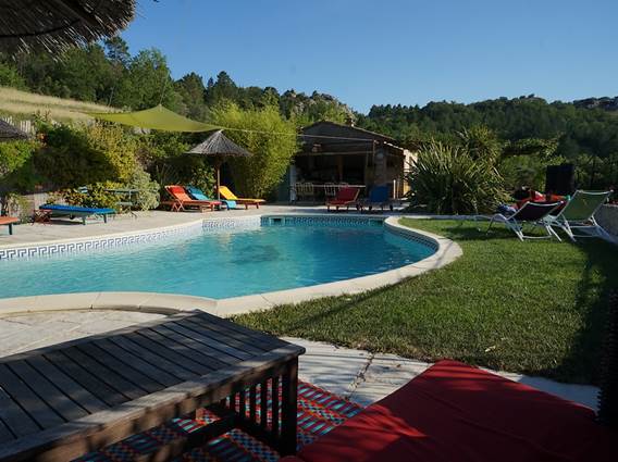 Gite La Magnanerie Anduze location Gard piscine