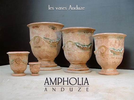 Potier Ampholia vases d'Anduze