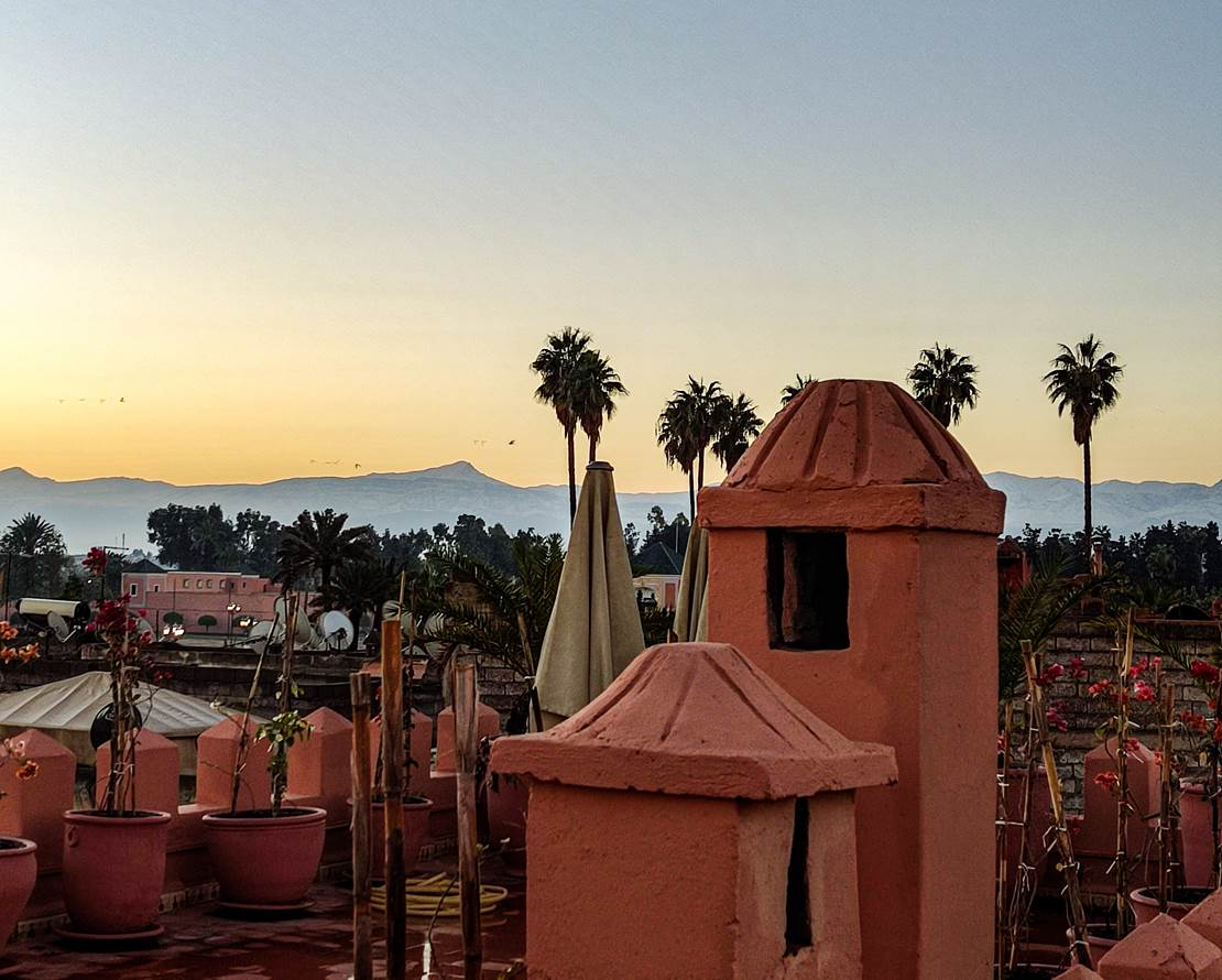 VUE DEPUIS LA TERRASSE