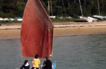 Les Voiles du Petit Pont de l'Ile aux Moines, sorties en petit voilier