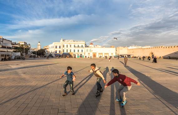 Les ruelles et places de la médina Essaouira