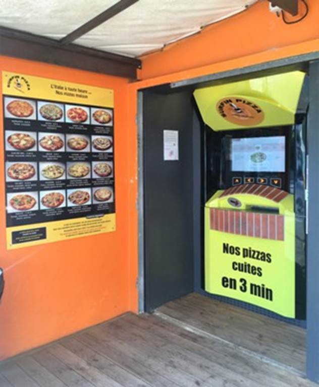 Surfinpizza- distributeur vente à emporter