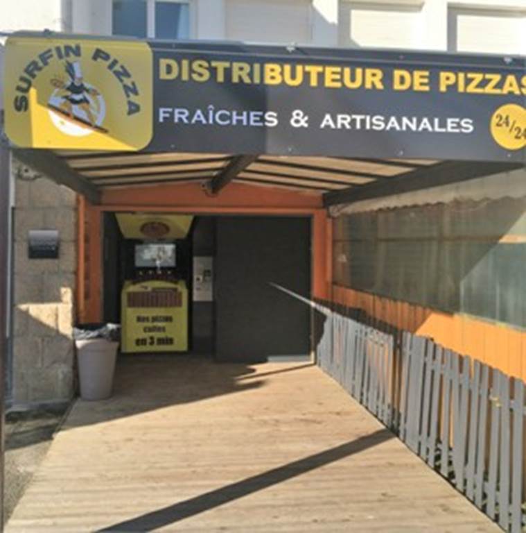 Surfinpizza- distributeur vente à emporter