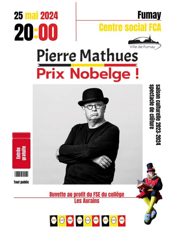 Pierre Mathues/Prix Nobelge !
