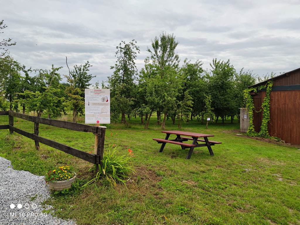Aire de Camping-cars à Lalobbe cidrerie Les bulles Ardennaises