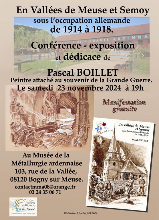 Conférence exposition et dédicace de Pascal Boillet