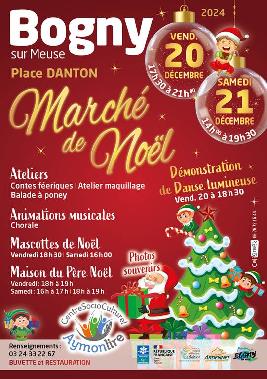 Marché de Noël à Bogny sur Meuse