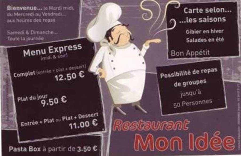 Restaurant Le Mon Idée, Auvillers-les-Forges