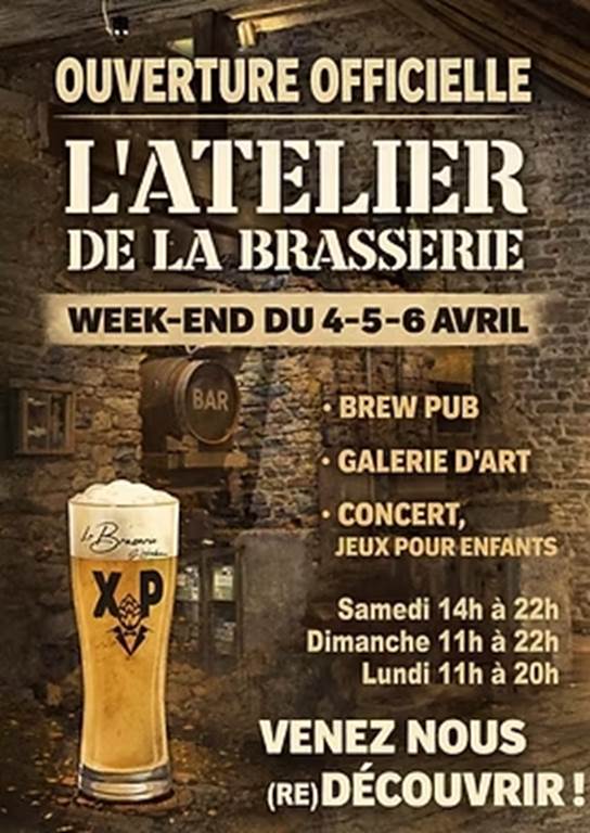 Ouverture officielle L'Atelier de la Brasserie