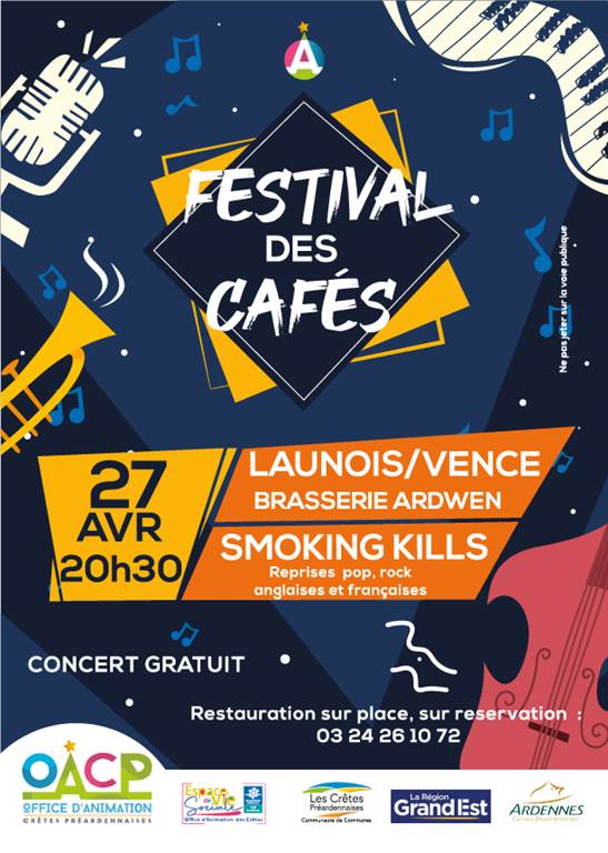 Festival des Cafés de Launois sur Vence à la Brasserie Ardwen